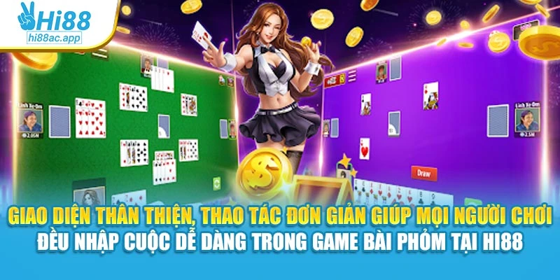 Cách Chơi Xì Tố Hi88 – Tố Mạnh Tay, Đọc Bài Chuẩn Xác 3 Giao diện thân thiện, thao tác đơn giản giúp mọi người chơi đều nhập cuộc dễ dàng trong game bài phỏm tại Hi88
