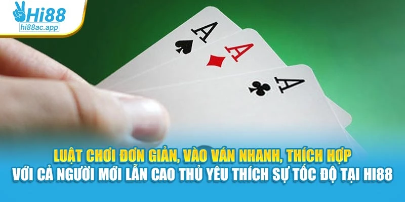 Cách Chơi Bài Phỏm Hi88 – Ăn Mỗi Ván, Tính Toán Chuẩn 2 Luật chơi đơn giản, vào ván nhanh, thích hợp với cả người mới lẫn cao thủ yêu thích sự tốc độ tại Hi88